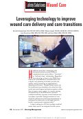 Cover page: Leveraging technology to improve wound care delivery and care transitions