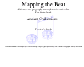 Cover page: Mapping the Beat:  A History and Geography through Music Curriculum at the University of California San Diego, ArtsBridge America Program - Ancient Civilizations for 6th Grade