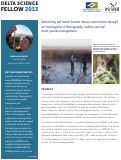 Cover page of Optimizing salt marsh harvest mouse conservation through an investigation of demography, habitat use andmulti-species management