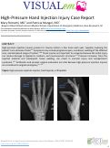 Cover page: High-Pressure Hand Injection Injury Case Report
