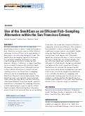 Cover page: Use of the SmeltCam as an Efficient Fish-Sampling Alternative Within the San Francisco Estuary