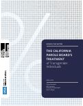 Cover page: The California Parole Board’s Treatment of Transgender Individuals