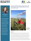 Cover page of Examining the effects of perennial pepper weed on tidalmarsh ecosystems and identifying strategies to stop thenoxious weed’s spread