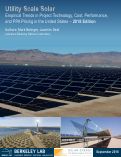 Cover page: Utility-Scale Solar: Empirical Trends in Project Technology, Cost, Performance, and PPA Pricing in the United States –2019 Edition